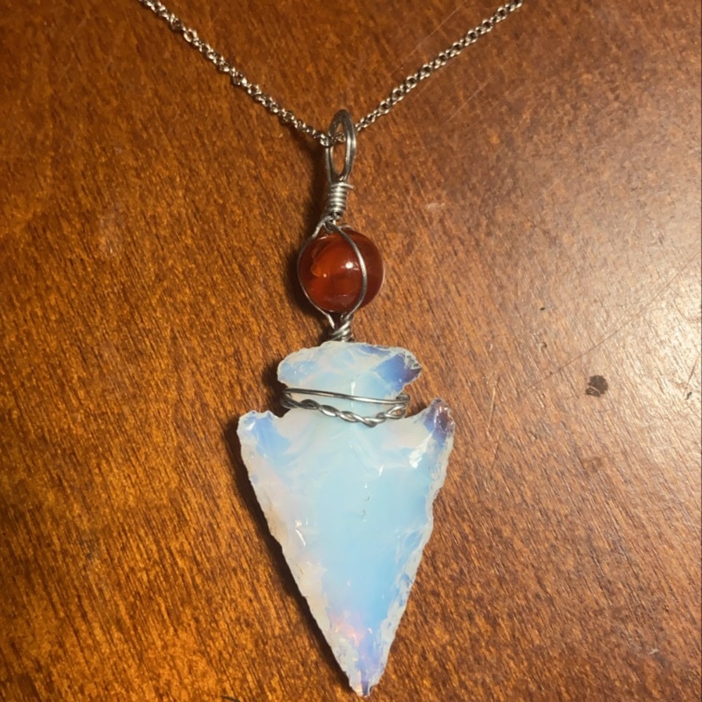 Crystal Arrowhead Necklace